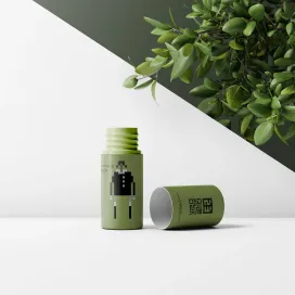 Cylindrical Cosmetic Bottle 02